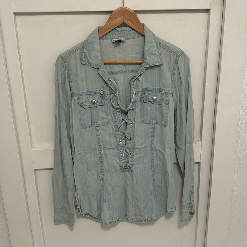 Tasha Polizzi denim Shirt